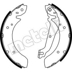 Stabdžių trinkelių komplektas METELLI 53-0584