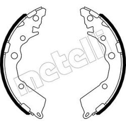 Stabdžių trinkelių komplektas METELLI 53-0588
