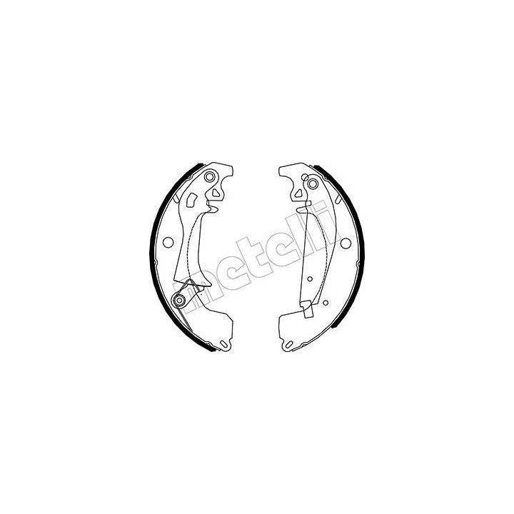 Stabdžių trinkelių komplektas METELLI 53-0624Y