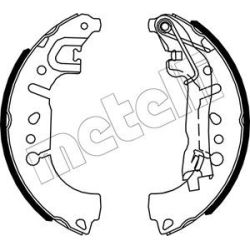 Stabdžių trinkelių komplektas METELLI 53-0653