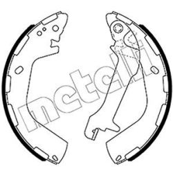 Stabdžių trinkelių komplektas METELLI 53-0655