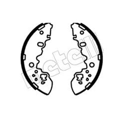 Stabdžių trinkelių komplektas METELLI 53-0696