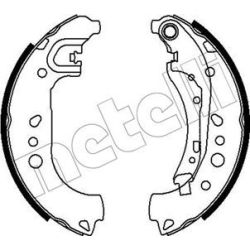 Stabdžių trinkelių komplektas METELLI 53-0718