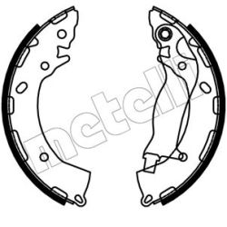 Stabdžių trinkelių komplektas METELLI 53-0747