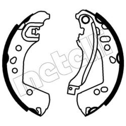 Stabdžių trinkelių komplektas METELLI 53-0766