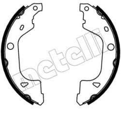 Stabdžių trinkelių komplektas METELLI 53-0775
