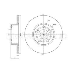 Stabdžių diskas METELLI 23-0161