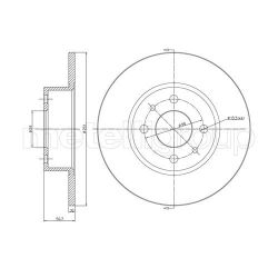 Stabdžių diskas METELLI 23-0193C