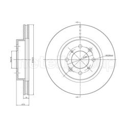 Stabdžių diskas METELLI 23-0235