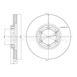 Stabdžių diskas METELLI 23-0351