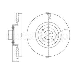Stabdžių diskas METELLI 23-0369C