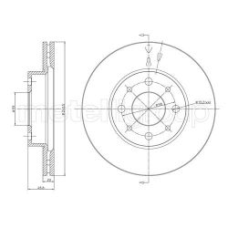 Stabdžių diskas METELLI 23-0496
