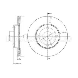 Stabdžių diskas METELLI 23-0617