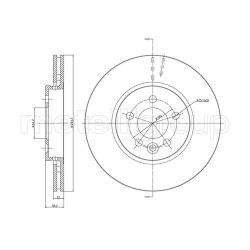 Stabdžių diskas METELLI 23-0643