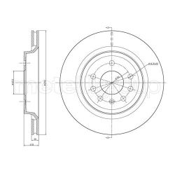 Stabdžių diskas METELLI 23-0682C