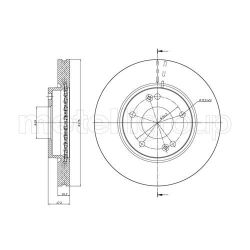 Stabdžių diskas METELLI 23-0843C