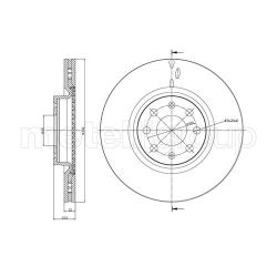 Stabdžių diskas METELLI 23-0859C