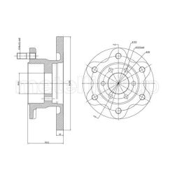 Stabdžių diskas METELLI 23-0909