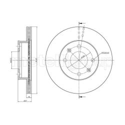 Stabdžių diskas METELLI 23-0926C