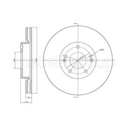 Stabdžių diskas METELLI 23-0927C