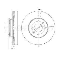 Stabdžių diskas METELLI 23-0930C