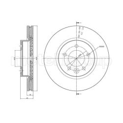 Stabdžių diskas METELLI 23-0933C