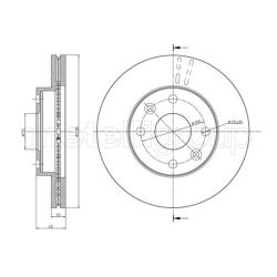 Stabdžių diskas METELLI 23-0959