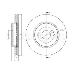 Stabdžių diskas METELLI 23-0983