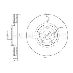 Stabdžių diskas METELLI 23-1130