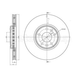 Stabdžių diskas METELLI 23-1334C