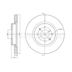 Stabdžių diskas METELLI 23-1365C