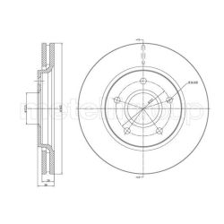 Stabdžių diskas METELLI 23-1381C