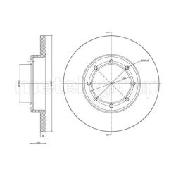Stabdžių diskas METELLI 23-1385C