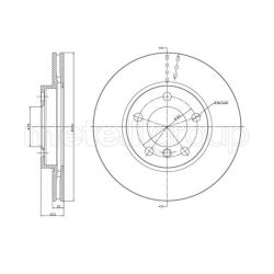 Stabdžių diskas METELLI 23-1408C