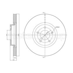 Stabdžių diskas METELLI 23-1417C