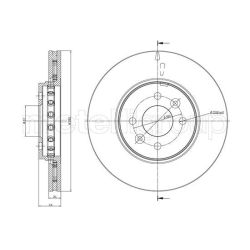 Stabdžių diskas METELLI 23-1468C