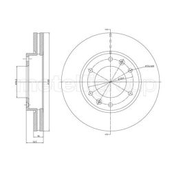 Stabdžių diskas METELLI 23-1503