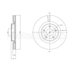 Stabdžių diskas METELLI 23-1783C