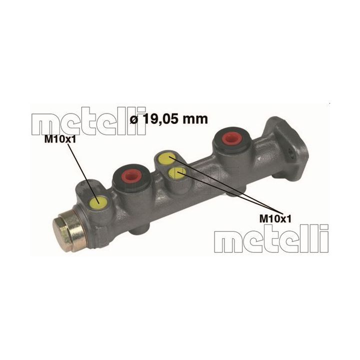Pagrindinis cilindras, stabdžiai METELLI 05-0028