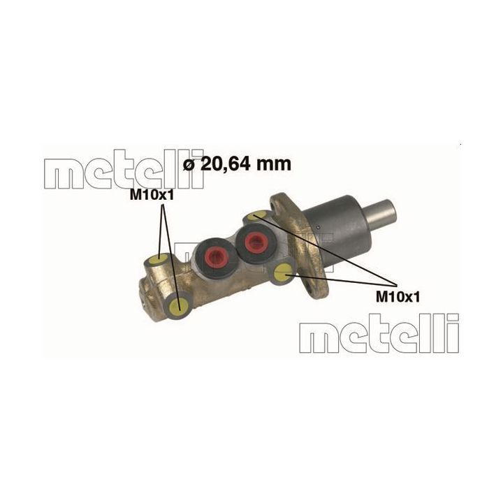 Pagrindinis cilindras, stabdžiai METELLI 05-0059