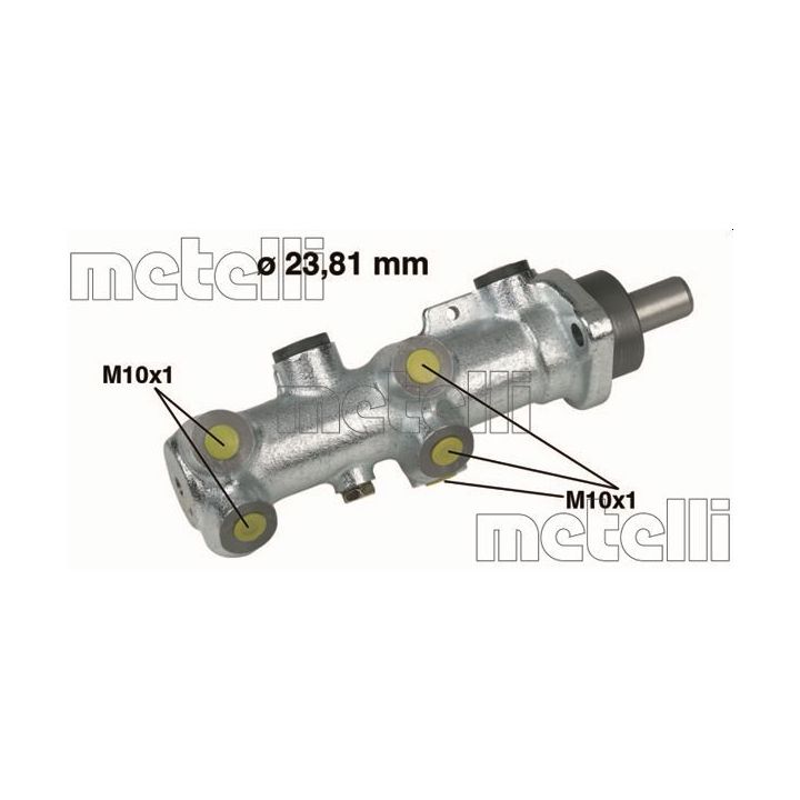 Pagrindinis cilindras, stabdžiai METELLI 05-0240