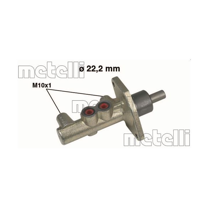 Pagrindinis cilindras, stabdžiai METELLI 05-0261