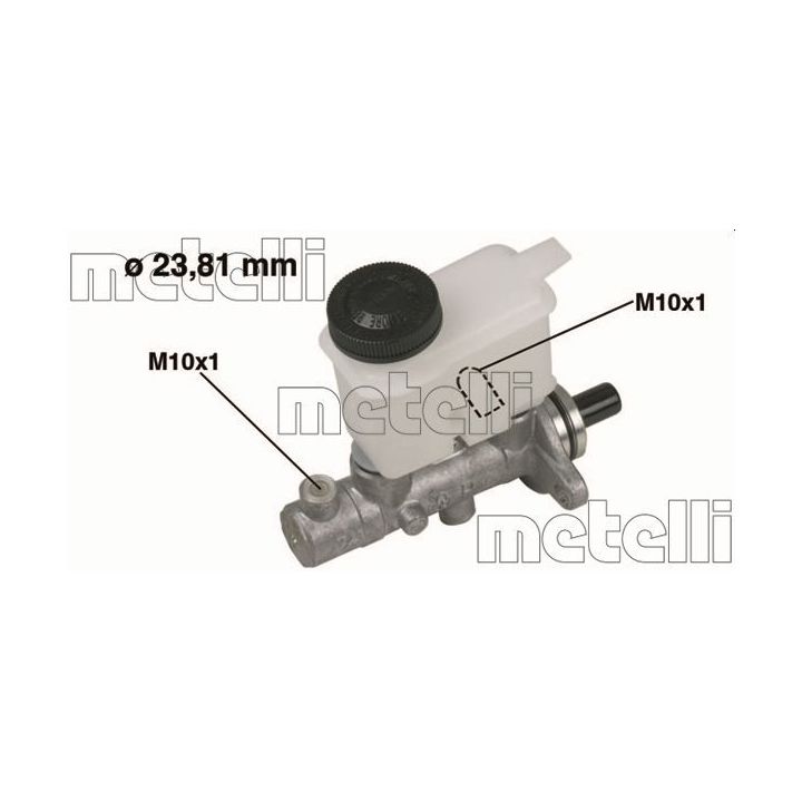 Pagrindinis cilindras, stabdžiai METELLI 05-0331