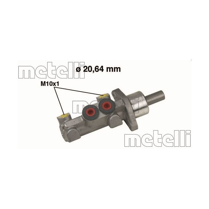 Pagrindinis cilindras, stabdžiai METELLI 05-0391