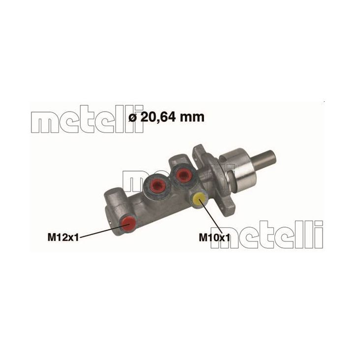 Pagrindinis cilindras, stabdžiai METELLI 05-0416