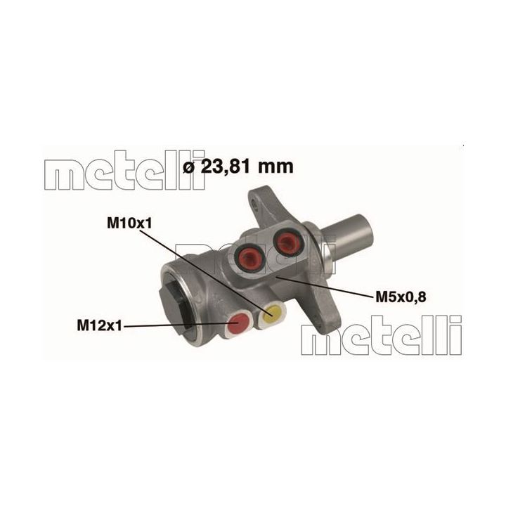 Pagrindinis cilindras, stabdžiai METELLI 05-0448