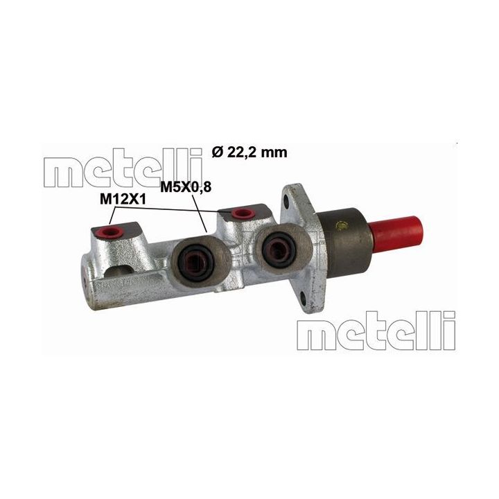 Pagrindinis cilindras, stabdžiai METELLI 05-0505