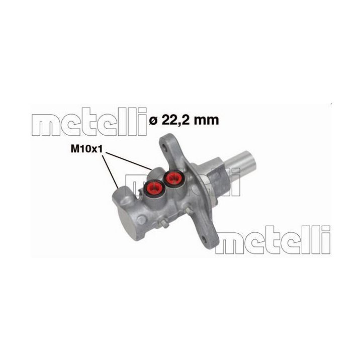 Pagrindinis cilindras, stabdžiai METELLI 05-0675