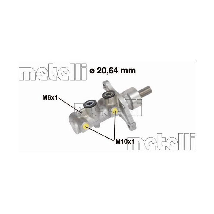 Pagrindinis cilindras, stabdžiai METELLI 05-0698