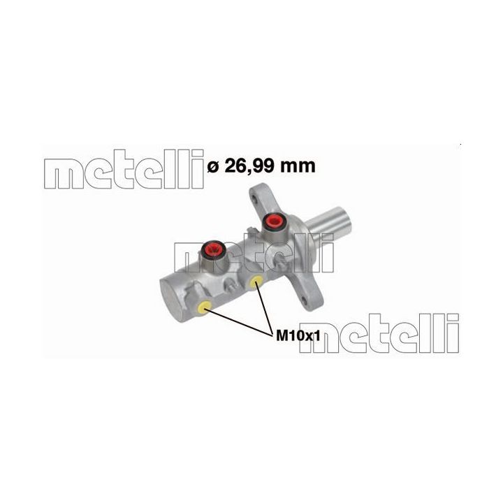 Pagrindinis cilindras, stabdžiai METELLI 05-0728